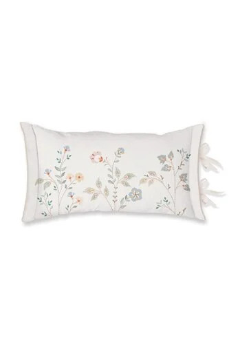 Pip Studio Flores Bailando Quilted sierkussen - Gebroken wit - 45 x 70 cm