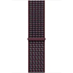Apple Watch 40mm Burgunder Kariert Sport Loop