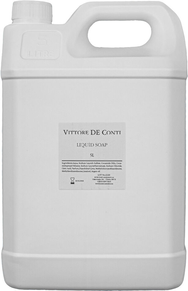 Tirolix Tanica di ricarica di sapone liquido 5 l Vittore De Conti
