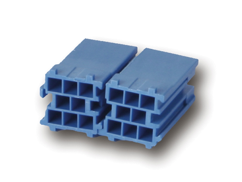Mini ISO Steckergehäuse BLAU 8 polig CHP