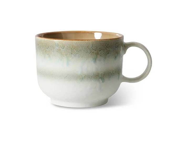 HKliving Tasse à thé 70 s 42,5 cl Quest'