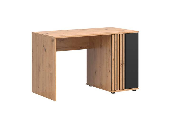 Bureau 1 Porte Ezra Bois Et Noir