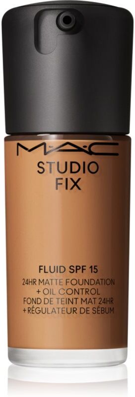 MAC Cosmetics Studio Fix Fluid SPF 15 24HR Matte Foundation + Oil Control mattifying foundation SPF 15 shade NW40 30 ml