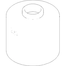 Dornbracht Aufnahme Flasche (Wand) 90101052900-00 chrom