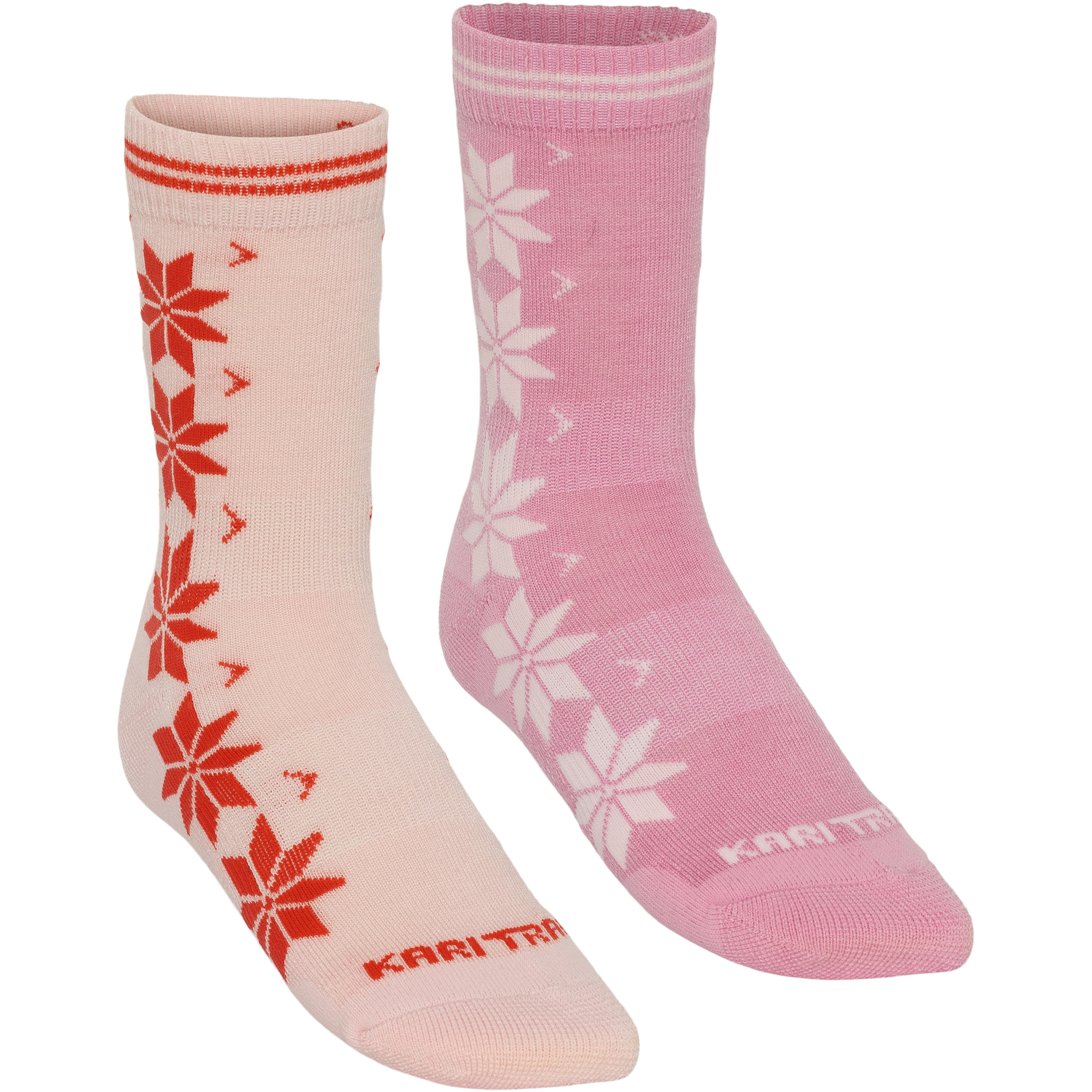 Kari Traa Vinst Wool 2er Pack Damen Freizeitsocken rosa Größe 36 Lifestyle Hautfreundlich Merinowolle