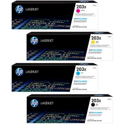 HP Original 203X Toner - 4er Multipack (CF540X, CF543X, CF541X, CF542X)