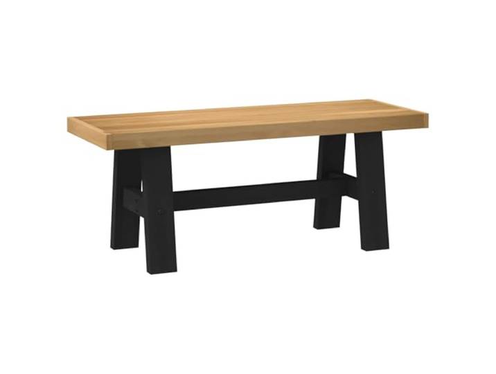 Makastle Esstischbank Massives Kiefernholz Natur 120x41x45 cm