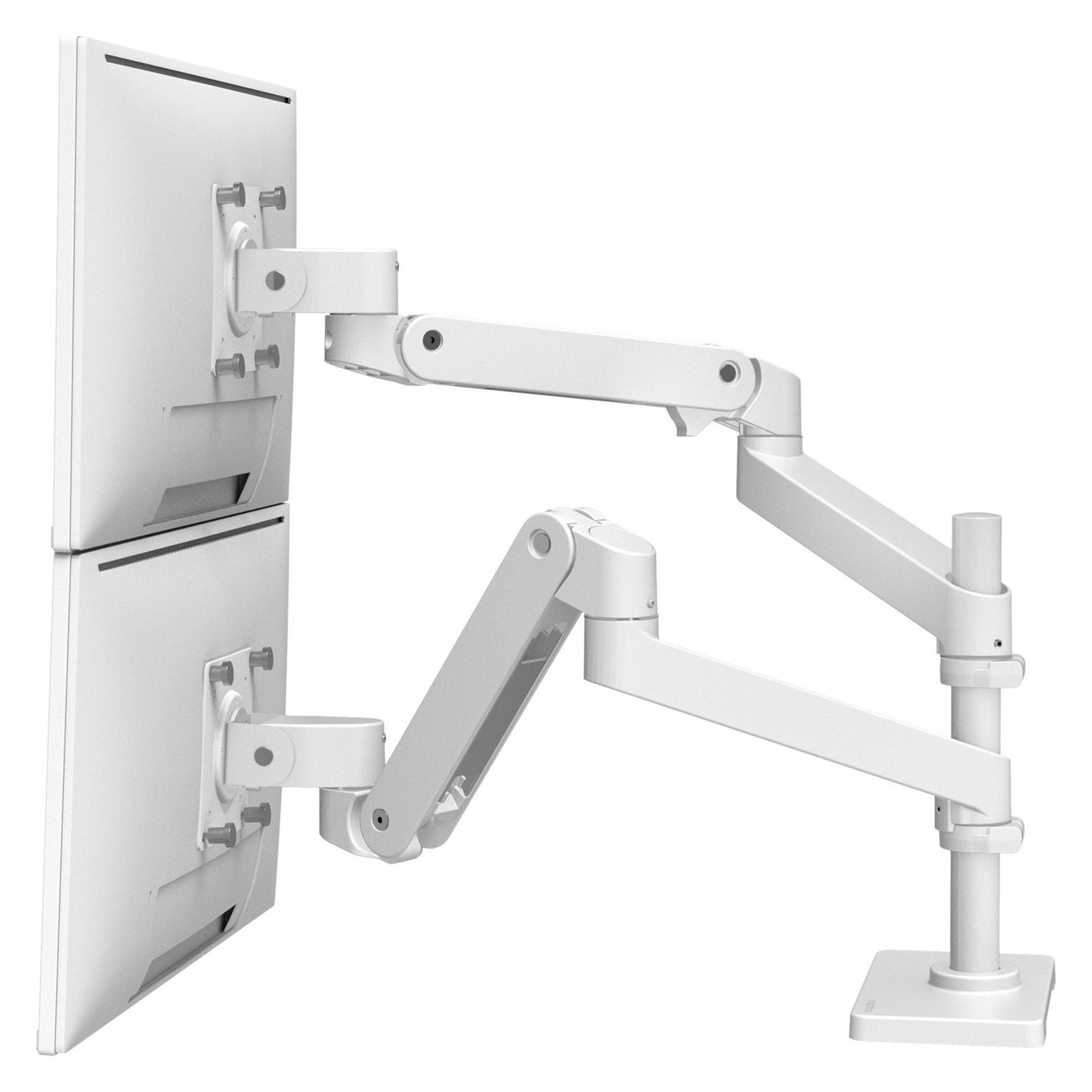 Ergotron LX PRO ARM DUAL DISPLAY STACKING white (Tisch, 34", 10 kg) (45-690-290)