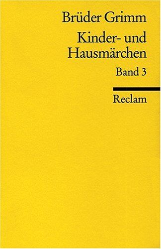 Jacob Grimm - Kinder- und Hausmärchen: Originalanmerkungen, Herkunftsnachweise, Nachwort: BD 3 - Preis vom 09.10.2026 07:28:09 h