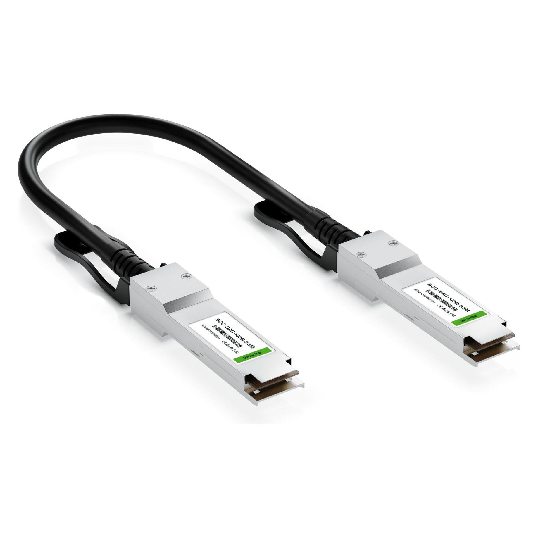 Broadbe Direct Attach Cable 100G 0.3m BCC-DAC-100G-0.3M (0.30 m) (BCC-DAC-100G-0.3M)