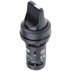 ABB Wahlschalter 2S schwarz, Schalter + Taster, Schwarz