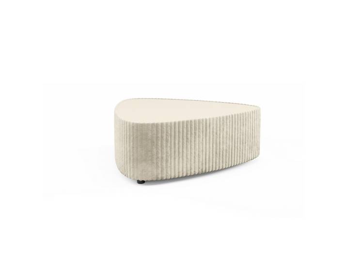 COUCHTISCH LINEO 89 cm Wohnzimmertisch gepolstert Beige