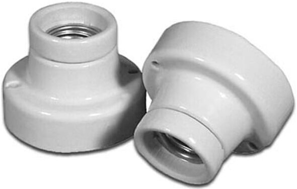 Houben Douille Edison 3 pièces Porcelaine Plafonnier E27 990010 (990010)