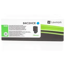 Lexmark 84C2HCE - toner, cyan