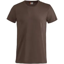 CLIQUE Basic T-Shirt Herren 825 - dunkles mocca XS