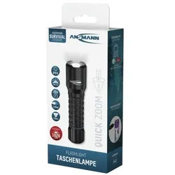 ANSMANN LED Taschenlampe Survival TS1000RF – wiederaufladbare Outdoor-Taschenlampe mit 1020 Lumen