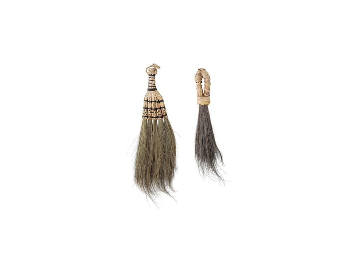Balai en jonc de mer beige, lot de 2, à accrocher - Bloomingville