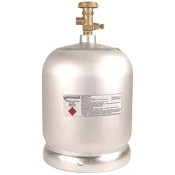PROFILL Aluminium Gasflasche 2 kg leer und selbst befüllbar für Propan und Butan...