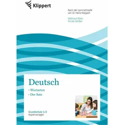 Wortarten - Der Satz, Schulbücher von Nicole Geissler, Waltraud Boes