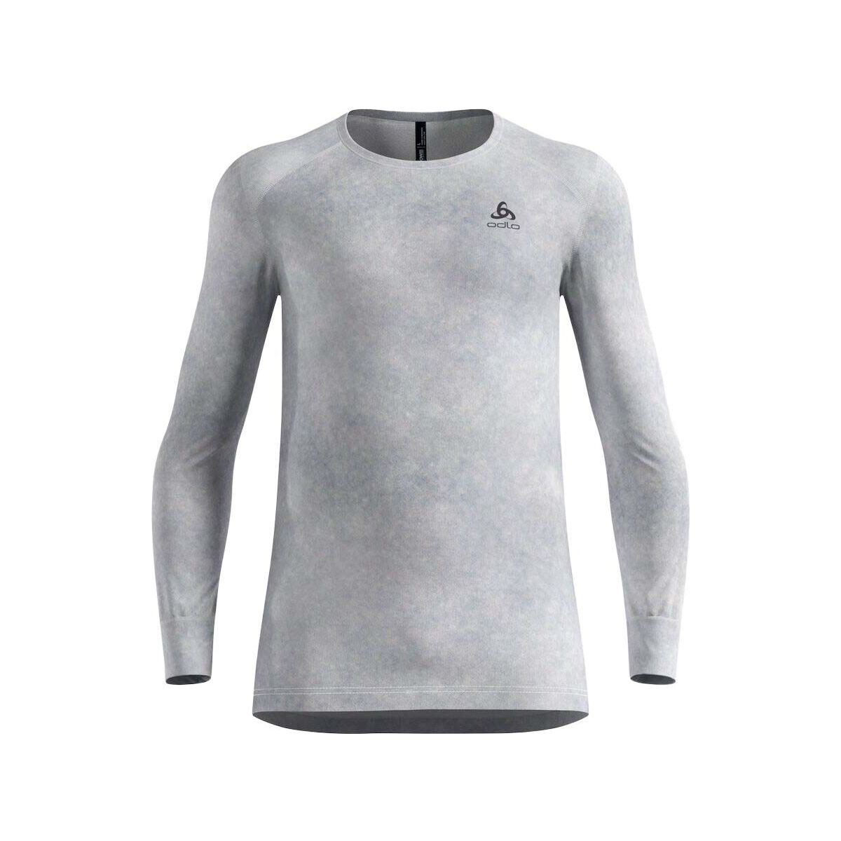 Odlo The Odlo x POW Collective Voices Active Warm Print Base Layer top odlo silver grey (10350) S 198142-10350-S