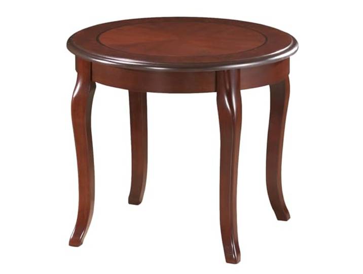 SIGNAL MEBLE, Royal, Couchtisch, Beistelltisch, Holzkonstruktion, 60 cm Durchmesser, 50 cm Höhe, Braun