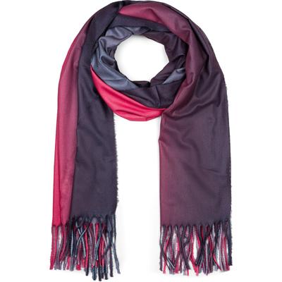 Schal STYLEBREAKER "Schal mit 2-Farbigem Farbverlauf", Damen, rot (koralle, anthrazit), Obermaterial: 100% Polyester PES., Modisch, Modetücher Schal