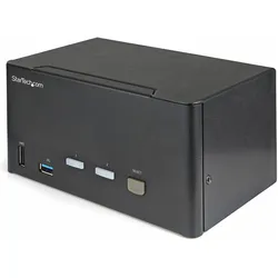 StarTech 2 Pt DP KVM Switch, KVM Switch, Schwarz
