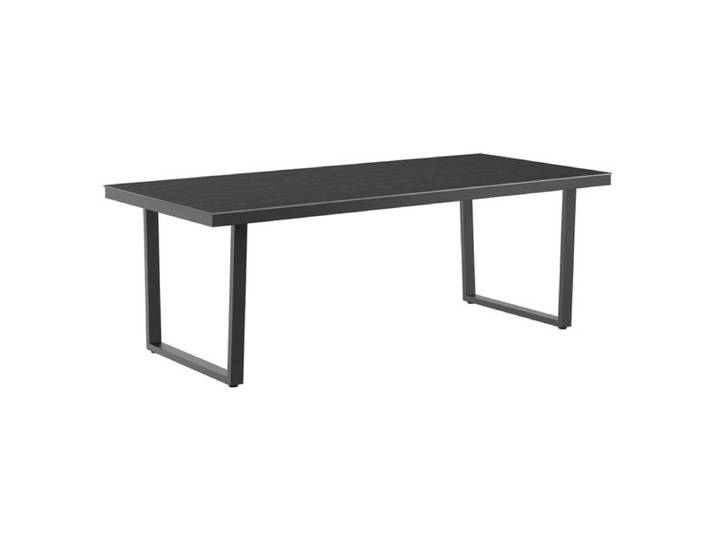 OUTLIV. Gartentisch 220x100cm Edelstahl/Dekton Dunkelgrau
