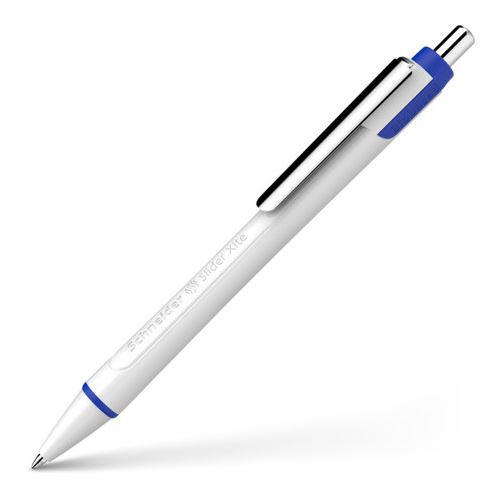 Schneider Kugelschreiber Slider Xite weiß Schreibfarbe blau, 1 St.