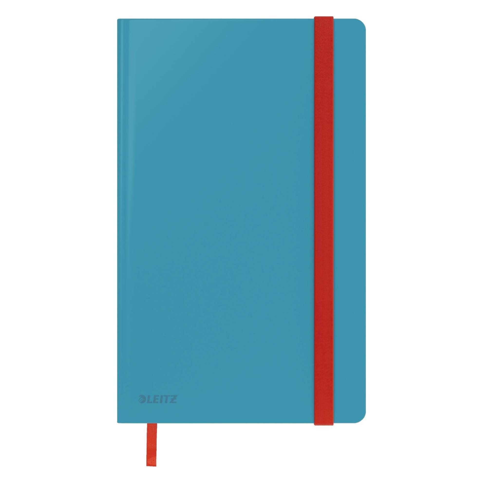 Leitz Notizbuch Cosy 14.8 x 21 cm, Liniert, Blau (A5, Liniert, Harter Einband) (4481-00-61)