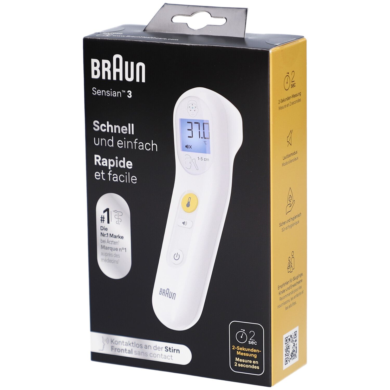 Braun Sensian 3 kontaktloses Thermometer 1 St