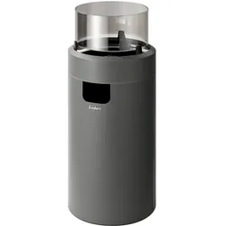 Enders  Feuerstelle  Heizpilz  Nova  LED  M  Grey  Gas  Terrassen  Heizstrahler  Standheizer