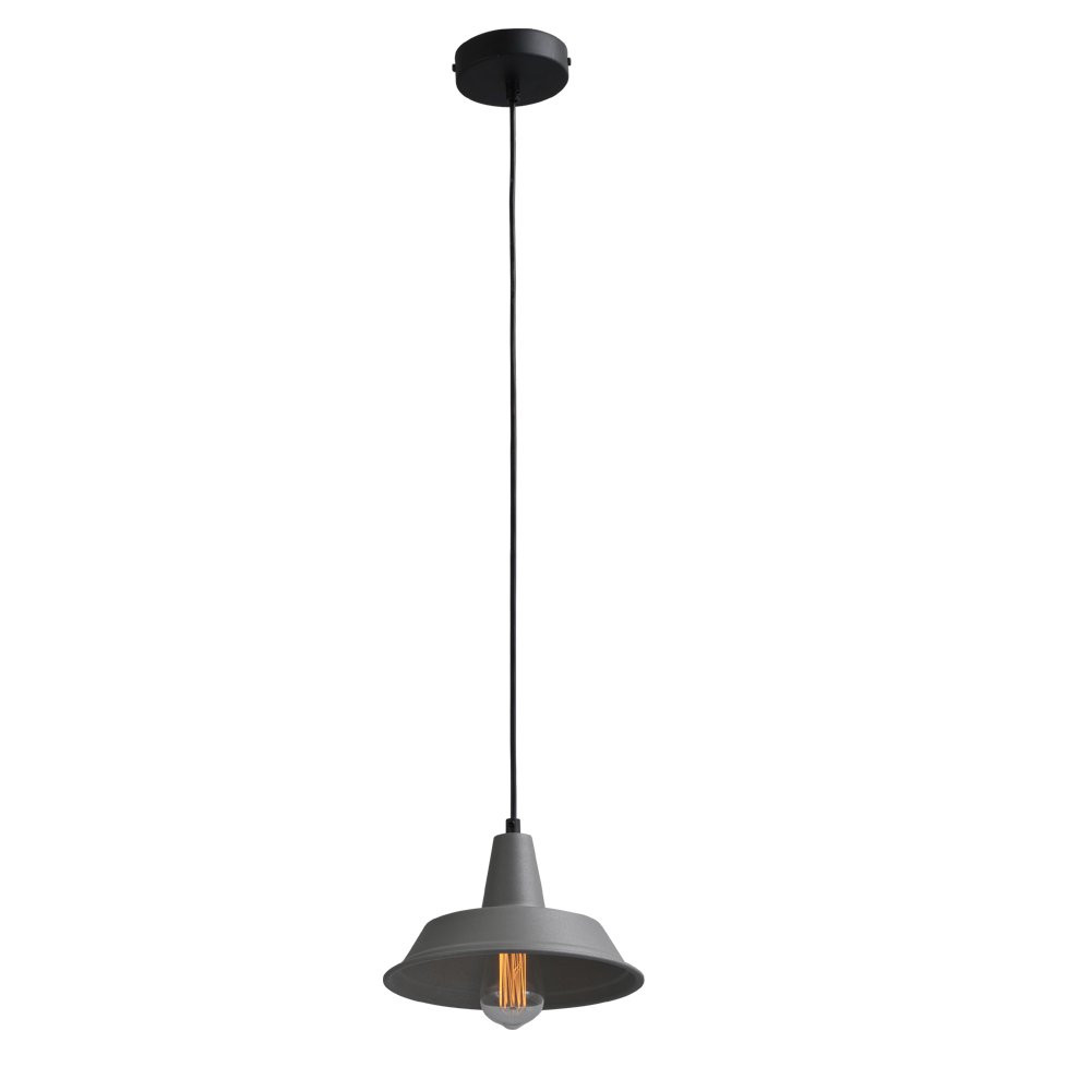 Masterlight Industria 25 Klassieke retro hanglamp - Grijs