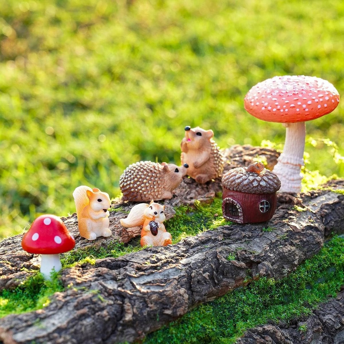 ShopVlot Set van 7 Hars Feeëntuin Accessoires voor Miniatuur Decoratie