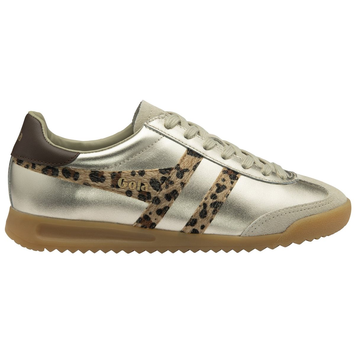Gola Torpedo Glimmer Safari Sneaker Women gold/leopard/dark brown (YZ) 41 CLB856-YZ-41-goldleoparddarkbrown