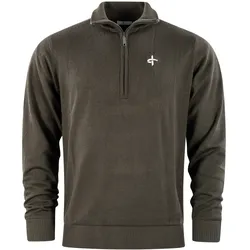 Cross Pullover Storm 1/4-Zip, dunkelgruen