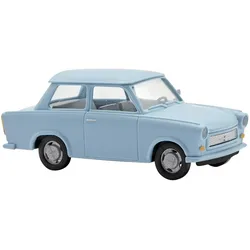 Busch 53103 H0 PKW Modell Trabant P601 Limousine, Blau