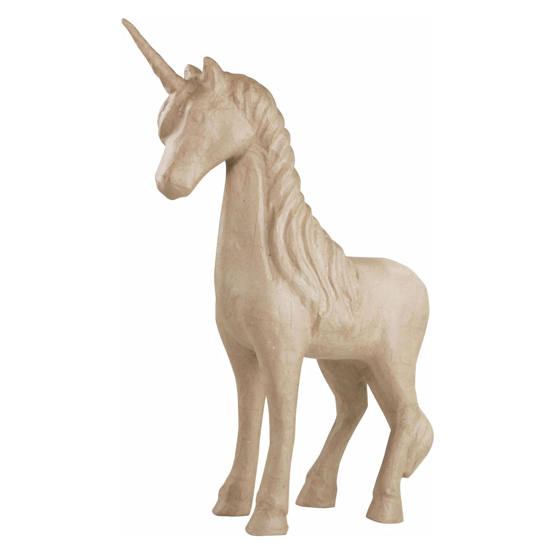 Décopatch Papp-Figuren 40 x 13 x 55 cm Einhorn (LA007O)