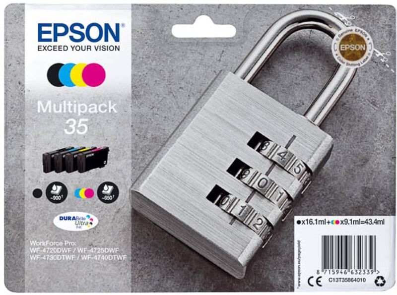 Epson 35 (C13T35864010) - 4-farbig - Druckerpatrone - Multipack