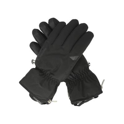 Skihandschuhe ZANIER "LADY.GTX", Damen, Gr. 7, schwarz (schwarz, schwarz), 100% Polyester, Handschuhe, mit wetterfester Membran