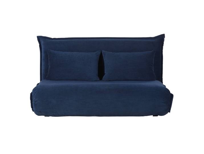 Dunkelblaues 2-Sitzer-Klick-Klack-Sofa