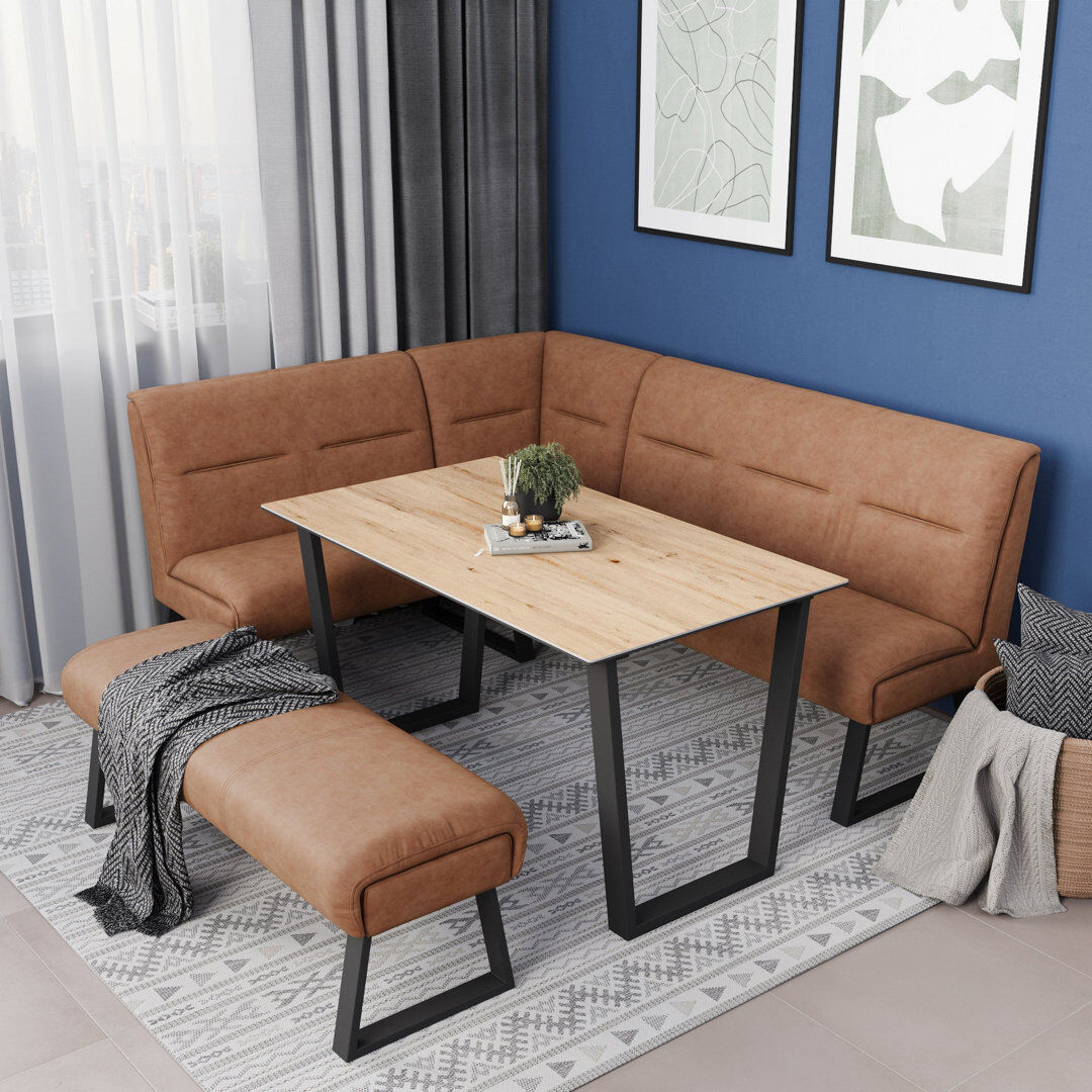 Rio Anbria 8 - Person Dining Set Beige 8