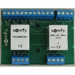 Somfy Trennrelais Hutsch. f.4 Antriebe TR4-DRM-230
