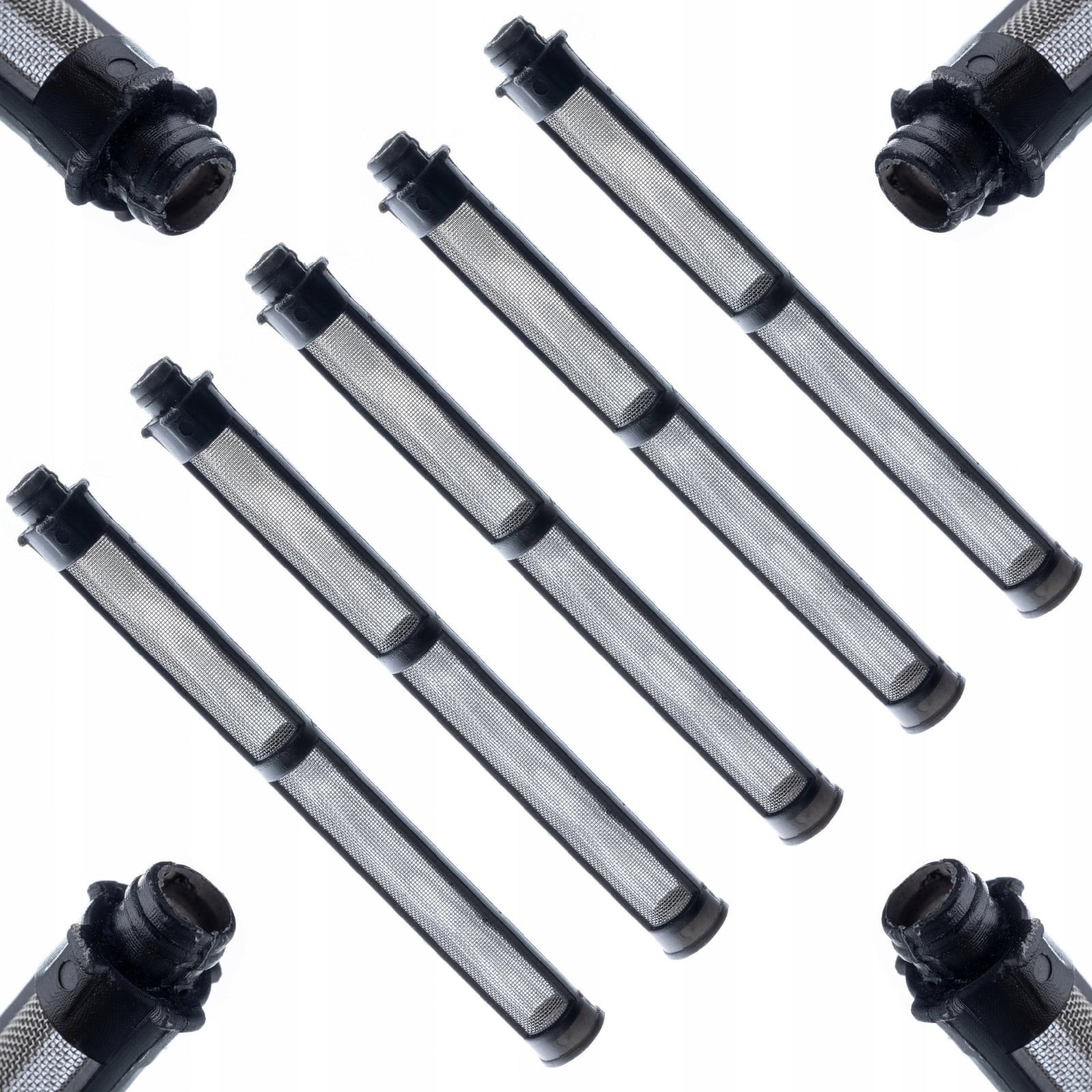 ROSFIX Vingerfilter 60 Mesh Zwart, 5 stuks, Ø9mm, voor Airless Verfspuit