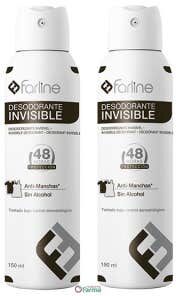 Farline Kit Spray Desodorante Invisible 2 X150 ml