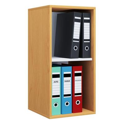 Holz Büro Regal Bücher Ordner Aktenregal Lona l 2f