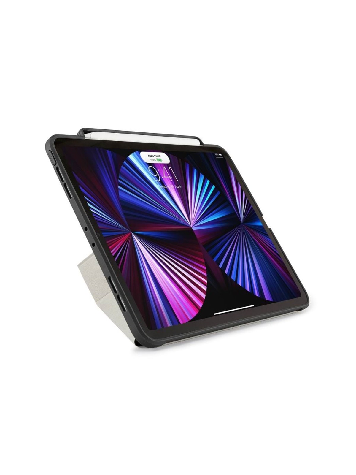Pipetto iPad Pro 11" (2021) Origami No3 Pencil Case - Black