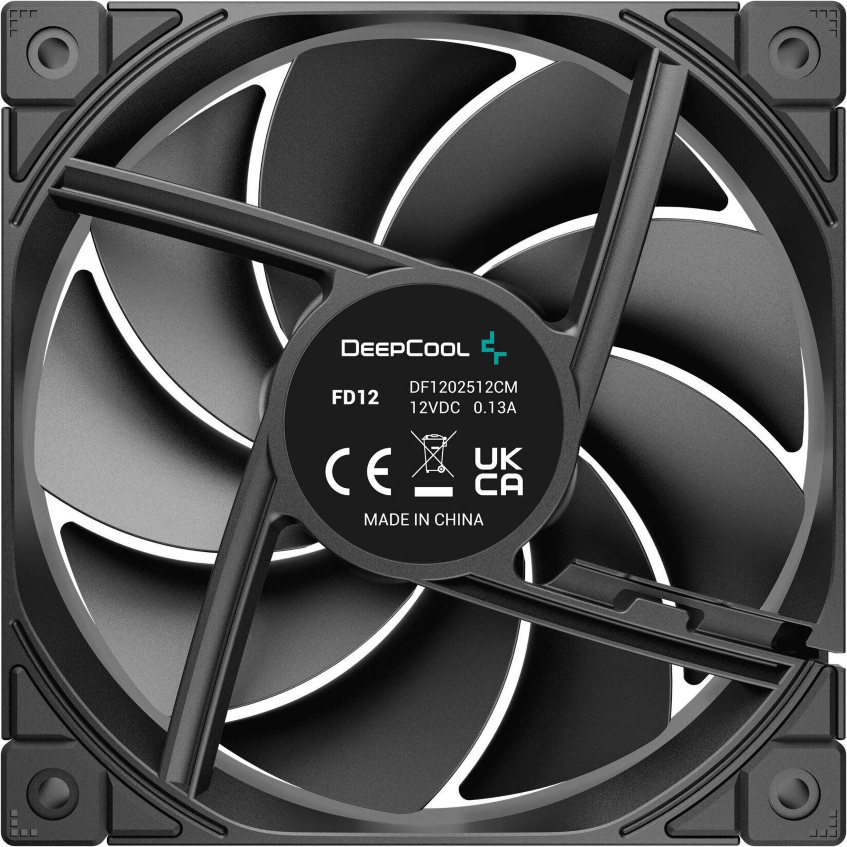 DeepCool FD12 120mm PWM PC Case Fan - Black 3 Pack