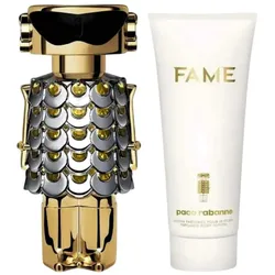 Paco Rabanne, Beauty Geschenkset, Set : Fame, Eau De Parfum, For Women, 80 ml Fame, Hydrating, Body Lotion, 100 ml (Körperpflegeset, Parfum Set)