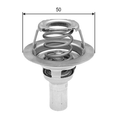 GATES Thermostat, Kühlmittel TH23491G1 für STANDARD AUTOMOBILE RENAULT